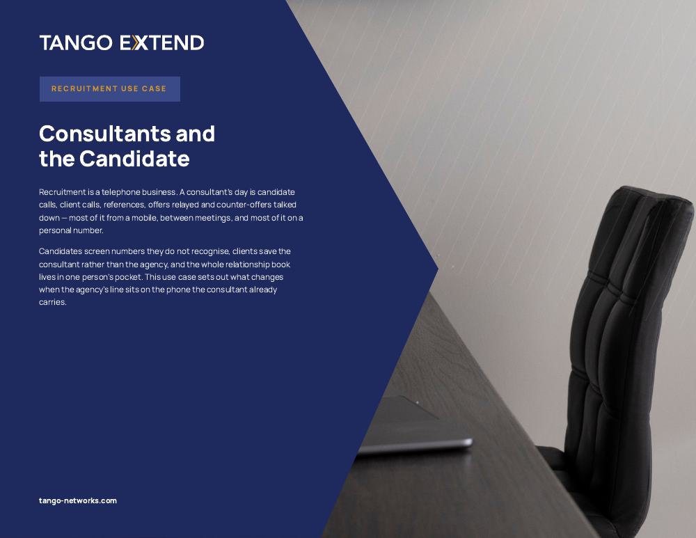 Tango Extend - Use Case - Recruitment Agencies