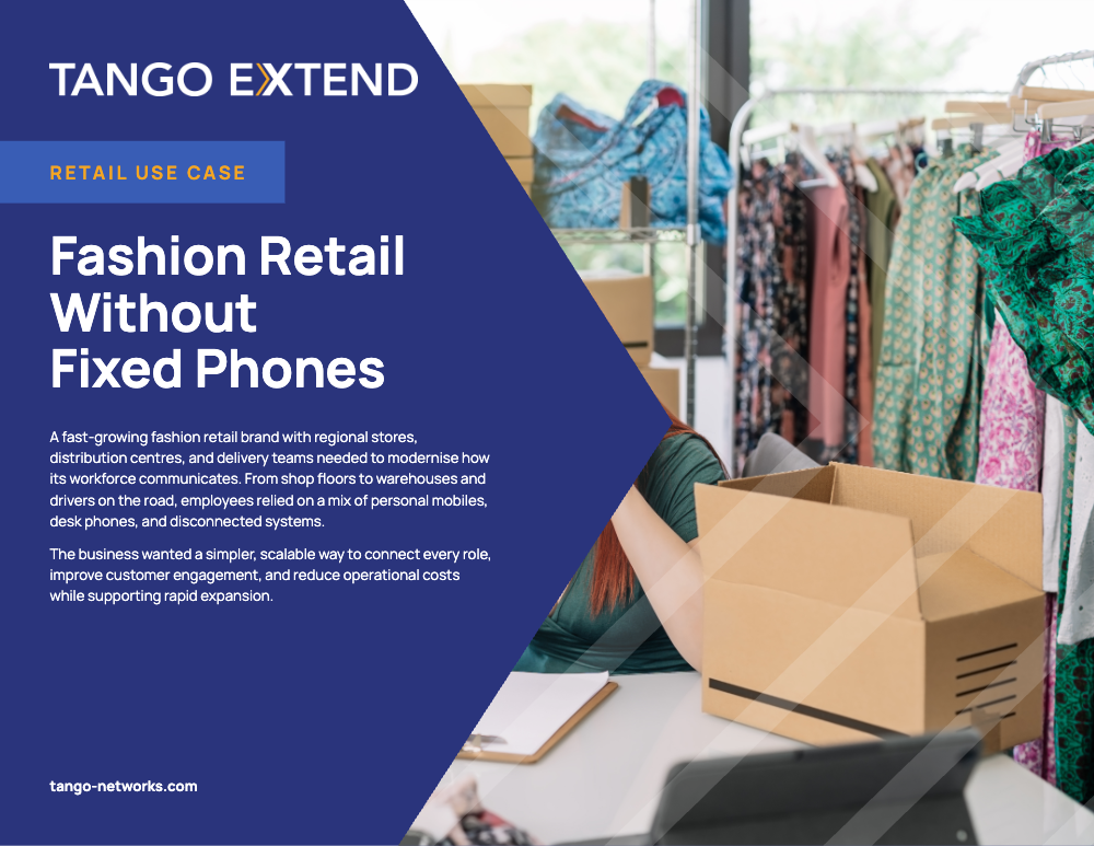 Tango Extend - Use Case - Retail