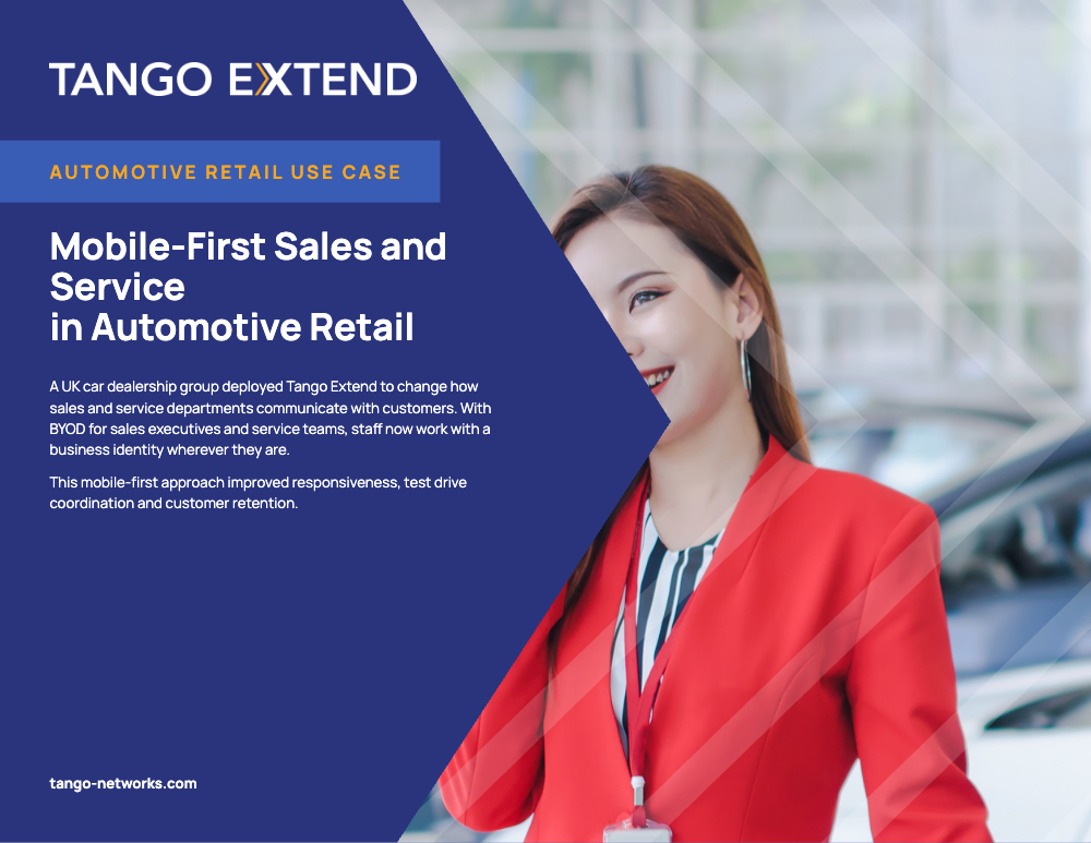 Tango Extend - Use Case - Automotive