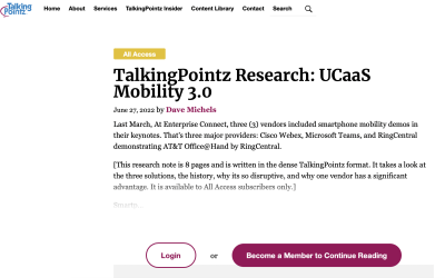 Tango Networks Cited as Mobile UCaaS Pioneer in New Research