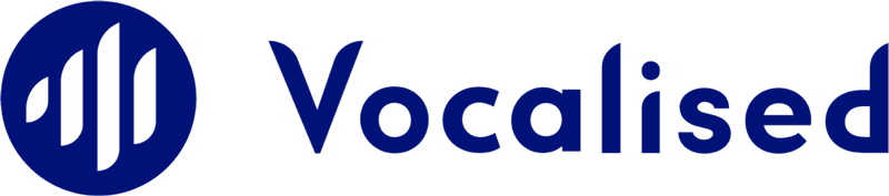 Vocalised logo